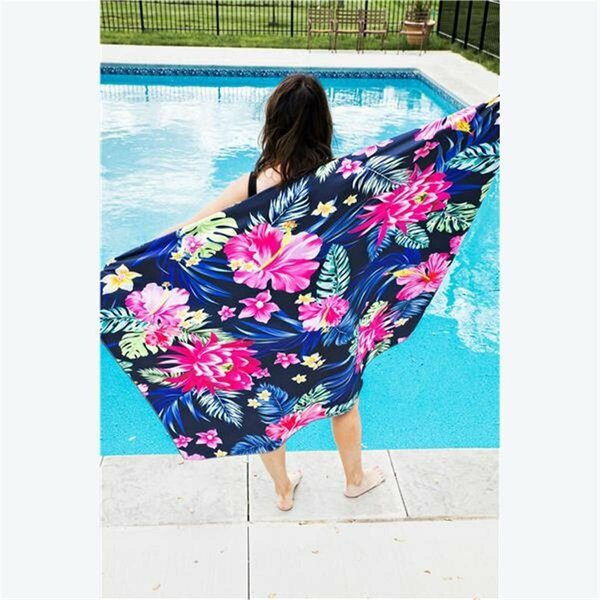 Youngs Tropical Floral Anti-Sand Towel 42080